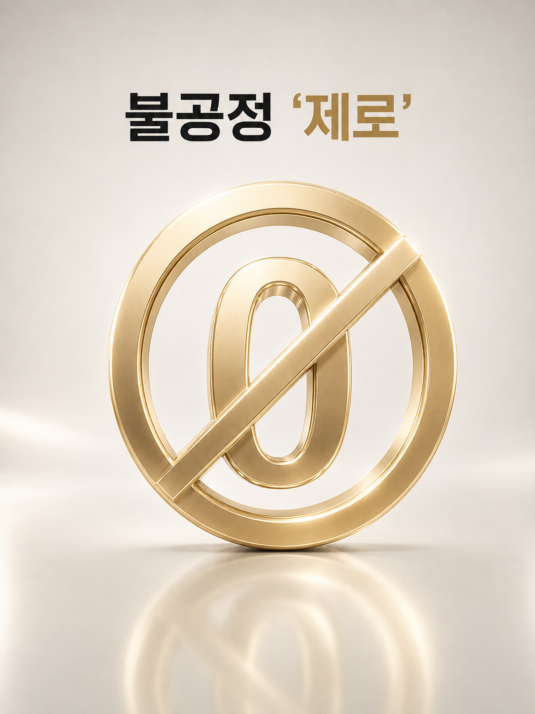불공정 0%를 표현한 르엘 3ZERO 이미지